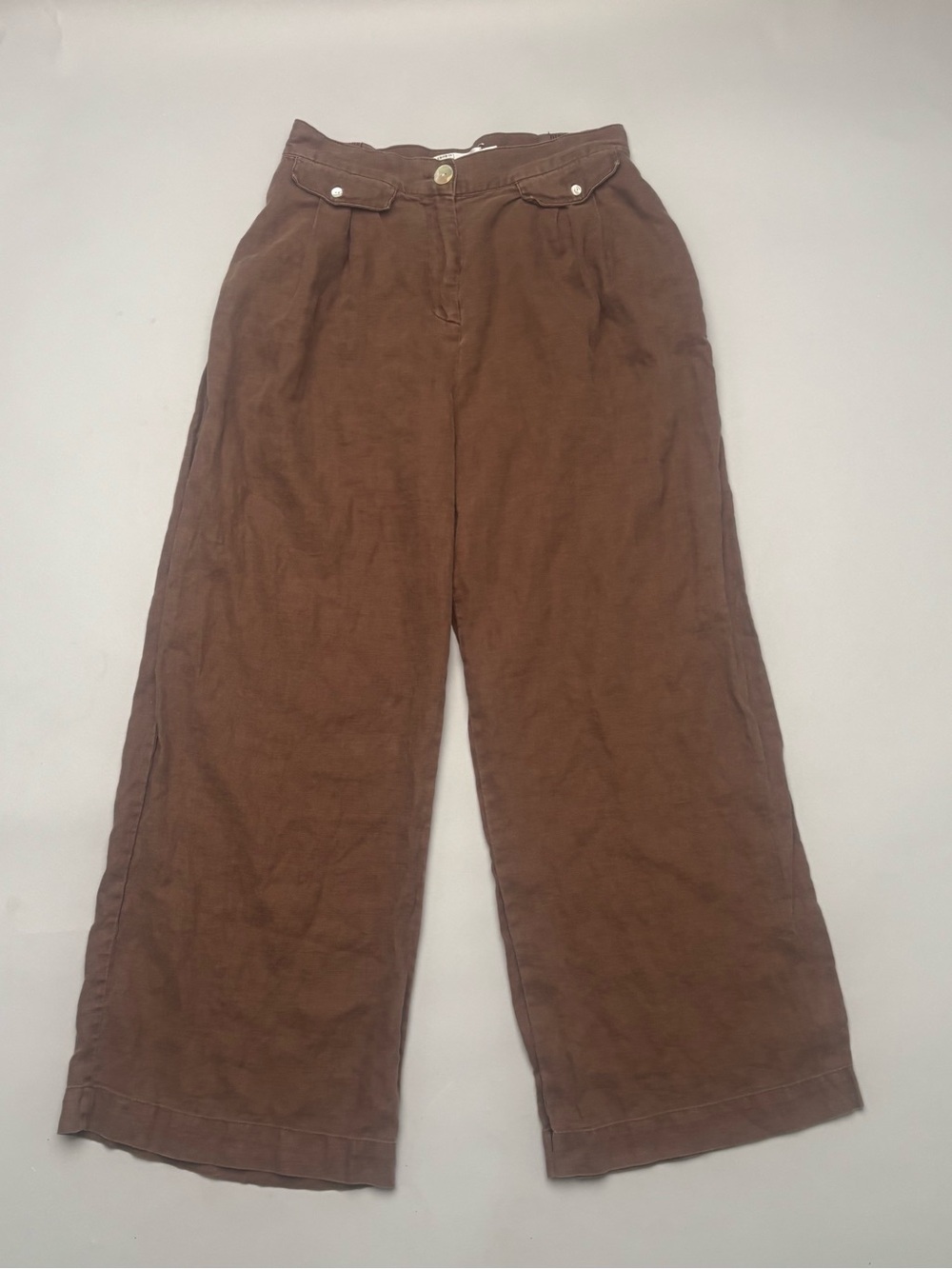 Sovere Instance Linen Pants Espresso